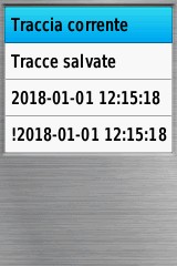 TRACCE Garmin 64s