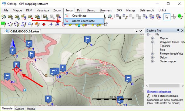 waypoints collimatore okmap mondogeo