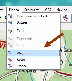 menu elenco waypoint