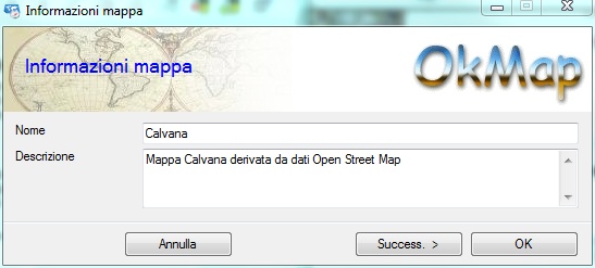 Setup mappa descrizione